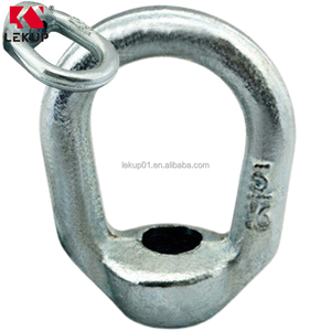 Écrous ovales à œil forgés pour levage, norme DIN, boulonnés, pour des connexions stables dans les machines - Product Image 1