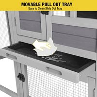 Cage à lapins et poulets en bois à montage facile, personnalisable, pour petits animaux, vente en gros d'usine