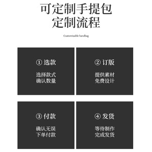 กระเป๋าโท้ททรงสี่เหลี่ยม สีดำ สีกรมท่า เรียบง่าย พกพาสะดวก ใช้งานได้หลากหลาย - Product Image 5