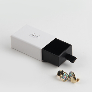 OEM Tùy Chỉnh <span class=keywords><strong>Ecofriendly</strong></span> Giấy Hộp Đồ Trang Sức Biểu Tượng Tùy Chỉnh Trắng Nhẫn Hộp/Nhẫn Hộp Đồ Trang Sức Bao Bì - Product Image 3