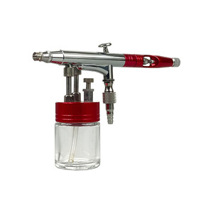 Aérographe double action 7,0 cc à alimentation par gravité, pistolet de pulvérisation réglable pour la peinture artistique - Product Image 5
