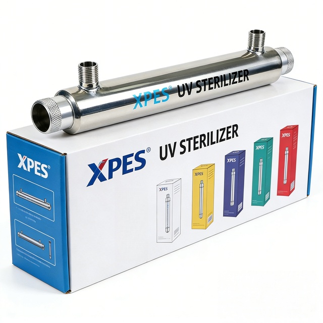 Chemical-Free Household Drinking Water Purifier 16W 2GPM UV-C Sterilizer 99.99% Bacteria Removal