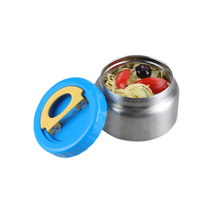 กล่องข้าวเก็บอุณหภูมิสีน้ำเงินและสแตนเลสแบบขายส่ง - Product Image 6