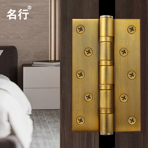 Bisagras silenciosas de acero inoxidable Minghang de 4 pulgadas, bisagras de puerta engrosadas para puertas y portones de madera - Product Image 1