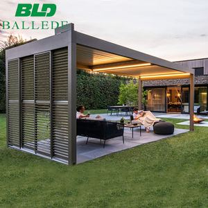 Bâche rétractable entièrement automatique, couverture de piscine, bâche en aluminium, toit rétractable, pergola - Product Image 6