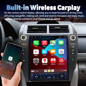 หน้าจอ Carplay Android 15 ขนาด 12 นิ้ว สำหรับ Toyota Camry 7 XV 50 55 รุ่น US ปี 2012-2017 เครื่องเล่นวิทยุในรถยนต์ มัลติมีเดีย GPS เครื่องเล่นวิดีโอ CarPlay - Product Image 2