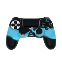 Peau en silicone camouflage NSLikey pour manette PS4 Slim Pro, housse de protection en silicone