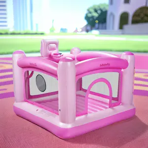 Bouncy Bounce Good Quality Bouncy Castle Pink PVC Inflatable Jump House Party Small Bounce Castle Kids Bounce House