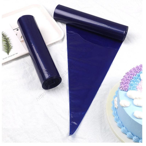 อุปกรณ์ทำเค้ก Syh334 ขายส่ง ราคาพิเศษ สำหรับงานวันเกิด DIY ถุงบีบครีมสีฟ้าแบบใช้แล้วทิ้ง ถุงบีบครีมแบบหนา อุปกรณ์ทำขนม - Product Image 1