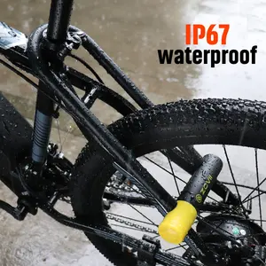 Специальный U-образный замок из закаленной стали для велосипеда мотоцикла велосипеда скутера 120 дБ противоугонные Велосипедные замки и сигнализация
