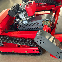 Cortacésped Robótico Inalámbrico de 196cc y 48V con Control Remoto, Directo de Fábrica, Motor de 2 Tiempos, Tipo Cadena