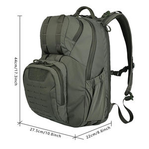 Mochila Táctica de Nailon 500D para Hombre, Compatible con Laptops de 12.6-15.6 Pulgadas, Bolsa Diaria para Exteriores, Senderismo, Caza y Running - Product Image 2