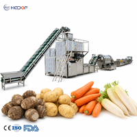 Professionele industriële stoomschilmachine met PLC-touchscreen, eenvoudig te bedienen, voor aardappelen en wortelen.