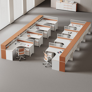 Poste de travail modulaire Saint-Leste avec cloisons pour bureaux financiers - Product Image 4