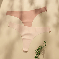 Culottes sans couture pour femmes, string taille basse, hipster, string féminin