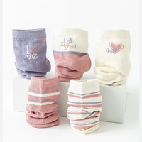 Xiangyi Chaussette printemps été automne respirant mignon coton équipage étudiant adolescent chaussettes