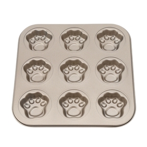 <span class=keywords><strong>Moule</strong></span> à Cupcake antiadhésif, plaque de cuisson à Muffin, <span class=keywords><strong>moule</strong></span> à Cupcake, Mini patte de chat, moules à biscuits, ustensiles de cuisson, 4/6/9/12 trous - Product Image 5
