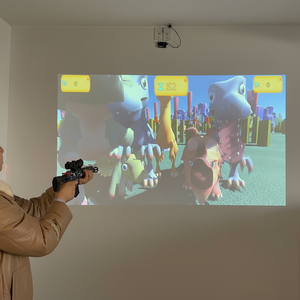 Jeu de tir interactif d'arcade en salle pour plusieurs personnes, jouet de terrain de jeu, pistolet <span class=keywords><strong>laser</strong></span>, projecteur, jeu de tir pour le divertissement - Product Image 6
