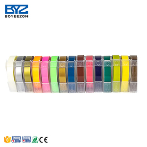 Etichette in rilievo 3D compatibili <span class=keywords><strong>Dymo</strong></span>, bianche su verde, 9 mm x 3 m - Product Image 5