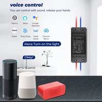 Interrupteur mural tactile intelligent, wi-fi, RF 433Mhz, 110V, commande à distance, interrupteur relai, pour luminaire, compatible avec Tuya, Alexa, Google Home, 220V, allumage/extinction