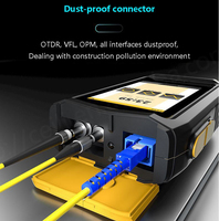 Mini probador de fibra óptica portátil OTDR 1550nm de 80km, lanzamiento de dominio Exfo PON, mapa de eventos inteligente con OPM VFL OLS
