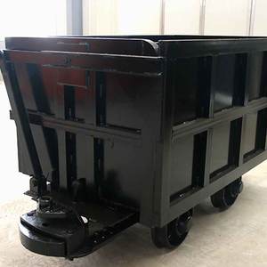 Vagons miniers à déchargement latéral Mcc1.2-6 à rail courbé, utilisés pour la métallurgie, l'exploitation minière et les mines de charbon - Product Image 2