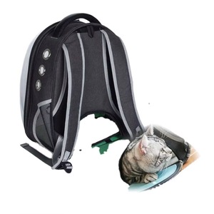 Sac à dos pour animaux de compagnie homologué par les compagnies aériennes, best-seller de l'usine BSCI, sac à dos pour chat en polyester, capsule spatiale à bulles. - Product Image 5