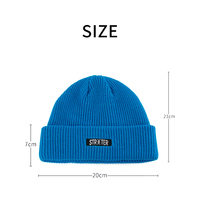 Vente directe usine – Bonnets d'hiver les plus vendus – Logo brodé personnalisé – Lettres – Bord côtelé – Unisexe – Voyage – 100 % acrylique – Modèle courant