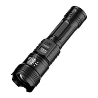 Lampe torche portable d'extérieur à lumière puissante, petit projecteur rétractable, lampe torche à lumière puissante à distance, lampe de camping ultra-lumineuse