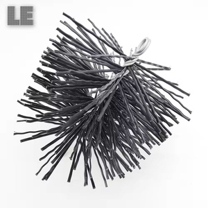 Kit de brosses de nettoyage pour poêle à granulés rond, foyer polyvalent et cheminée - Product Image 1
