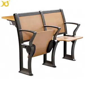 Used Modern Plywood Seat and Back Seat University Classroom College School Chair With Desk