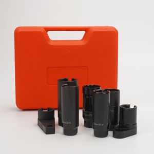 Juego de Llaves para Sensor de Oxígeno AUTO de Alta Resistencia para Talleres de Mantenimiento, 7 Piezas, Color Negro Fosfatado, Kit de Herramientas para Extracción de Sensores de Oxígeno - Product Image 4