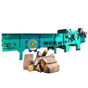 Industrial shredder for tractor spare parts of diesel garden forest wood chipper with conveyor belt