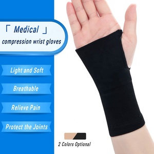 Supporto per Polso a Compressione Media con Fascia per <span class=keywords><strong>Pollice</strong></span> e Palmo, <span class=keywords><strong>Tutore</strong></span> per Tunnel Carpale, Stecche per Alleviare Tendinite e Artrite, Nero - Product Image 3