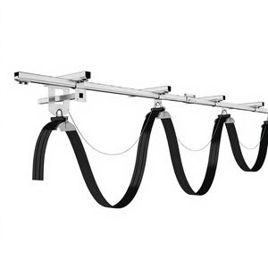 Système de câbles festonnés en aluminium robuste pour grues EOT, rails en I, gestion des câbles résistante à la corrosion, poids lourd, fabrication CMK - Product Image 1
