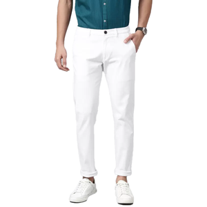 Pantalones Chinos de Primavera para Hombre, de Algodón de Alta Calidad, Corte Ajustado, Diseño Moderno, Colores Variados, Lote en Existencia, Directo de Bangladés - Product Image 1