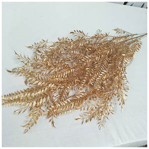 Золотая серия искусственных растений оптом искусственный букет Искусственный цветок туман кленовый лист Феникс Хвост - Product Image 5