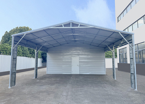 KJ Vente en gros 23FT X 46FT <span class=keywords><strong>Garage</strong></span> en métal Style populaire <span class=keywords><strong>Toit</strong></span> <span class=keywords><strong>plat</strong></span> Abri extérieur en métal Garages et remises de jardin - Product Image 4