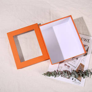 Precio al por mayor caja de regalo con ventana claro Regalo de Cumpleaños caja de papel favores dama de honor regalo de papel caja de embalaje de joyería - Product Image 6