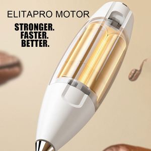 Custom logo Foam <b>Maker</b> Matcha Whisk Drink Mixer Stirrer Stainless Steel <b>Coffee</b> Frother Kitchen Handheld Electric Milk Frother - Product Image 3