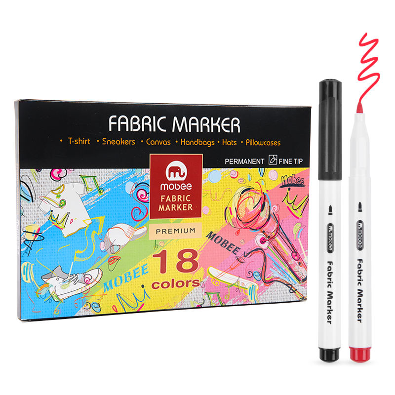 Acrylic Arteza Fabric Markers Set Dual Tip Arteza Permanent Fabric
