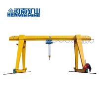 Grue portique monopoutre de type boîte, montée sur rail, capacité 5 tonnes