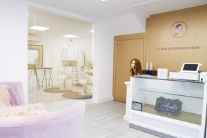 Cửa Hàng Tóc Giả Hiện Đại Thiết Kế Ma-nơ-canh Cho Tóc Giả Hiển Thị Phần Mở Rộng Tóc Hiển Thị Đồ Nội Thất Sang Trọng Cửa Hàng Tóc Giả Kệ Tường - Product Image 4