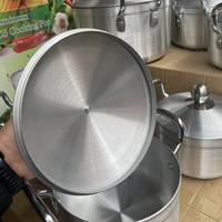 Meilleur Vente Lourd 6.2KG Marmite Cocotte Soupe Pots Batterie de Cuisine Set en Aluminium 14 Pièces pour la Cuisine