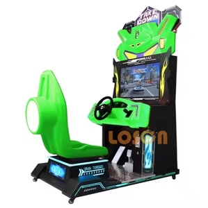 Simulatore di corse di alta qualità funzionamento moneta 42 pollici <span class=keywords><strong>Racing</strong></span> Arcade Console di gioco di guida da corsa Arcade per la vendita