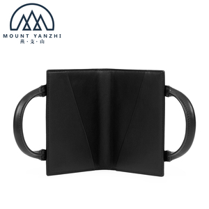 Portefeuille de voyage de luxe en cuir véritable avec logo personnalisé, protection RFID, deux poignées et emplacements pour cartes de crédit, modèle Mount Yanzhi - Product Image 2