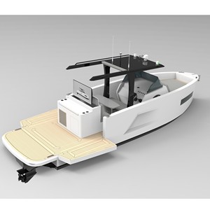 Yate de Cabina de Aluminio Kinlife Premium de 9 Metros, Elegante Crucero Familiar con Accesorios Marinos Completos - Product Image 5