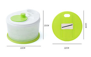 DZ Factory Vente en gros Manuel en plastique multifonctionnel pour la maison Grande capacité Cuisine Lave-légumes manuel Déshydrateur alimentaire - Product Image 6