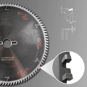 250mm 80T Yüksek Frekans Kaynaklı Endüstriyel OEM Tungsten Karbür Uçlu Daire Testere Bıçağı (Masif Ahşap, Melamin Kaplama için) - Product Image 2