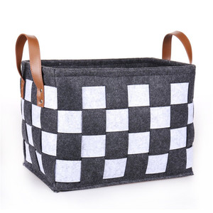 Nouveau panier de rangement en feutre pratique et élégant pour solution de stockage d'articles divers - Product Image 6